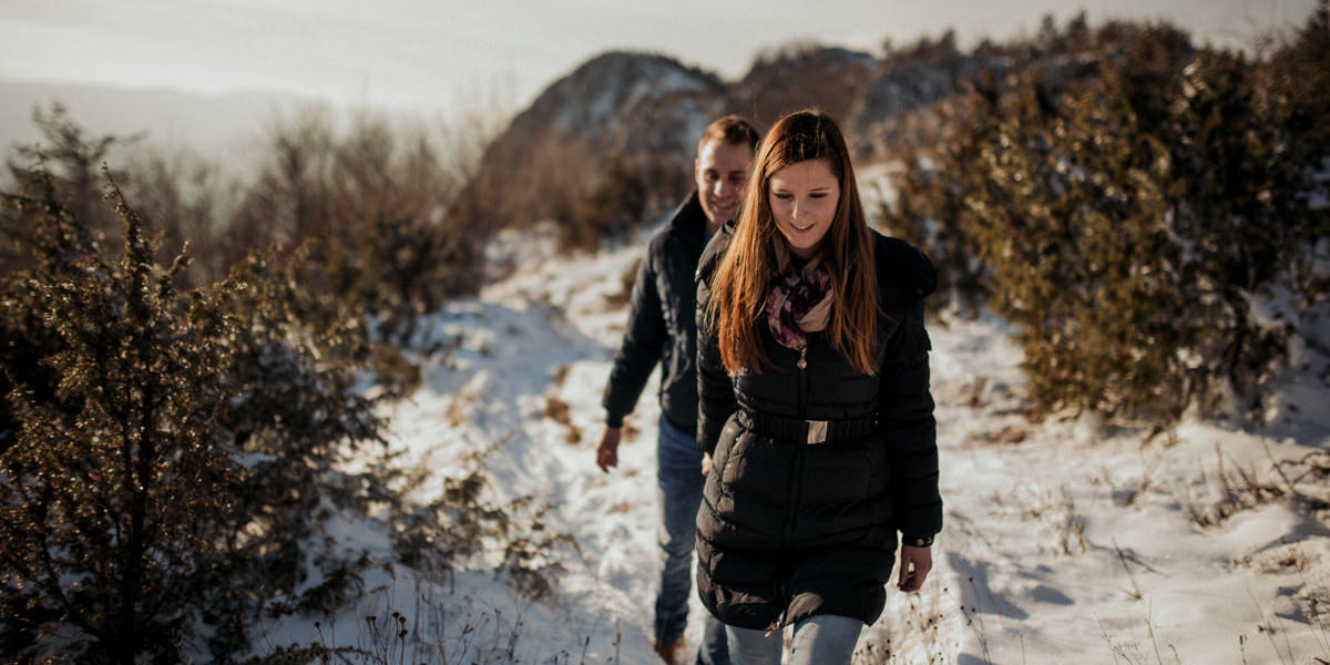 Winter lifestyle couple photography