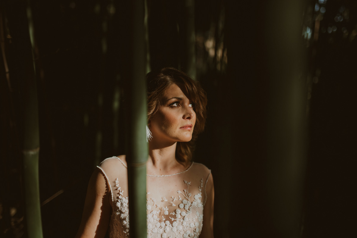 Vintage boho chic wedding in abandoned neoislamic villa Rafut