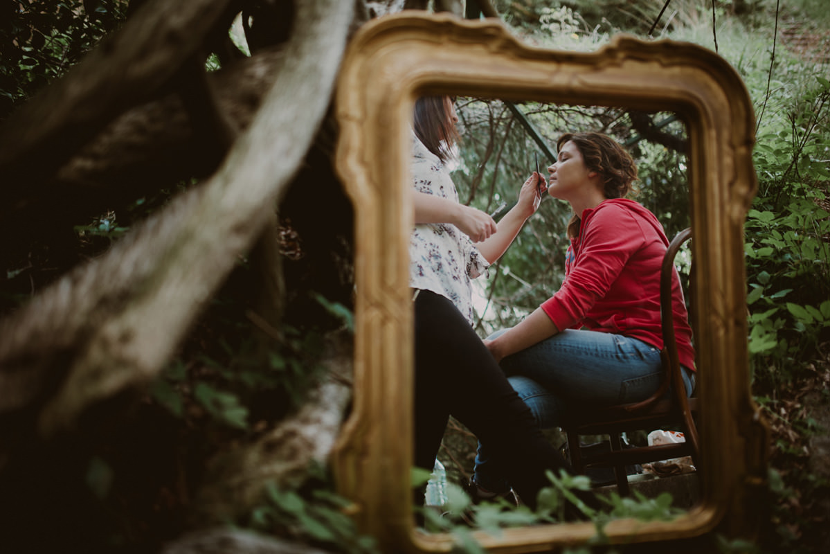 Vintage boho chic wedding in abandoned neoislamic villa Rafut